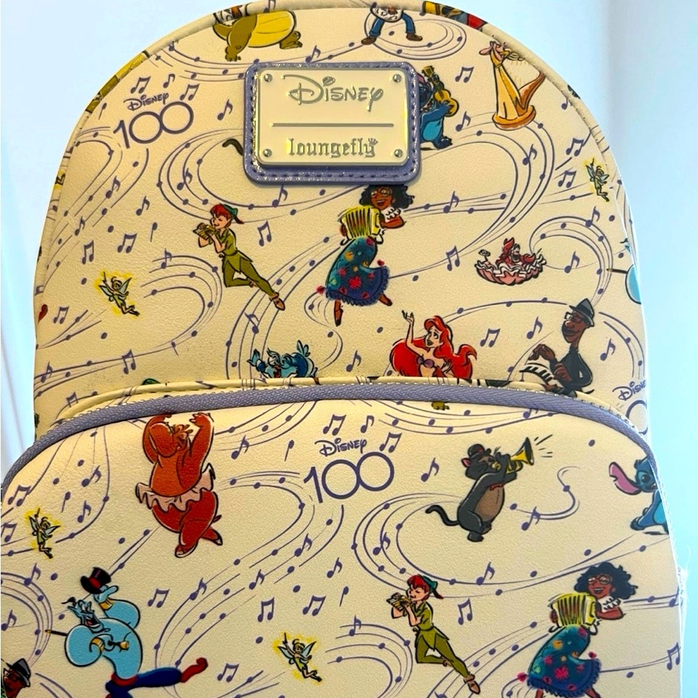 Loungefly Disney 100 Years of Music and Wonder Mini Backpack